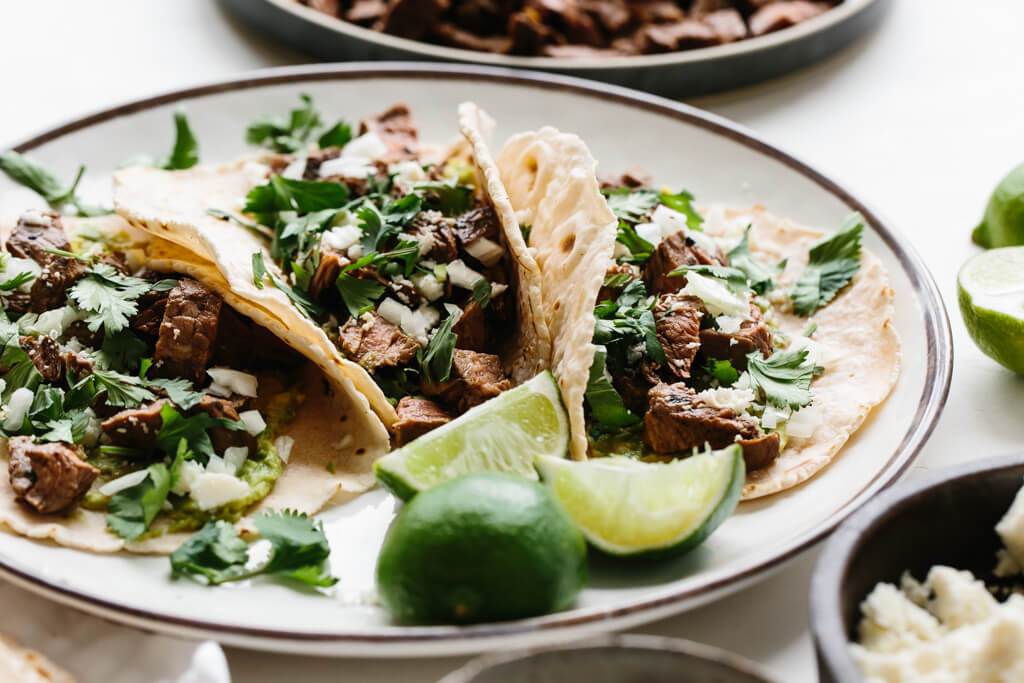Carne asada tacos